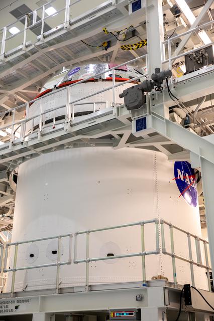 NASA image: Artemis I Orion featuring NASA Meatball Decal