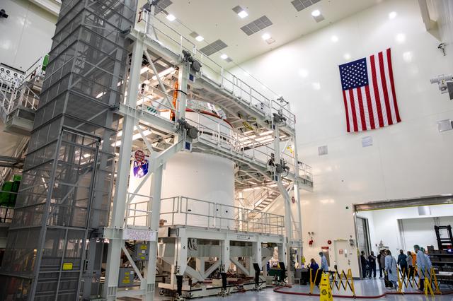 NASA image: Artemis I Orion featuring NASA Meatball Decal