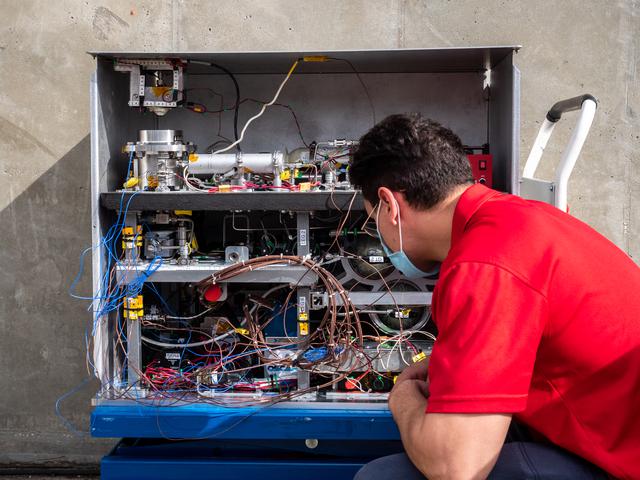 NASA image: OSCAR Ground Thermal Testing