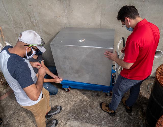 NASA image: OSCAR Ground Thermal Testing