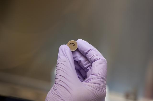 NASA image: MISSE Seed Experiment Work 