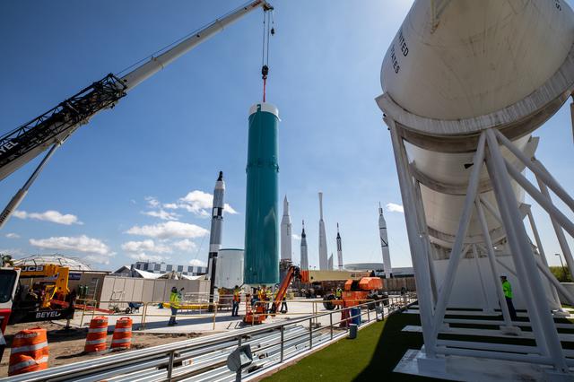 NASA image: Delta II Rocket at KSC Visitor Complex