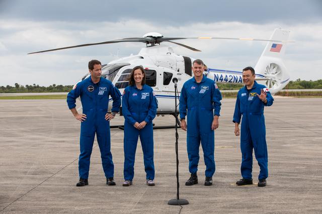 NASA image: SpaceX Crew-2 Astronaut Arrival