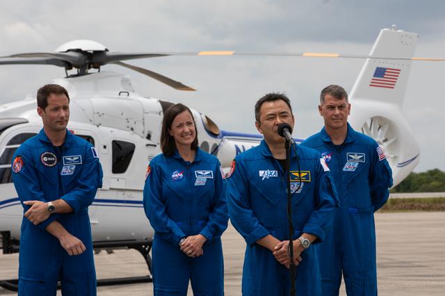 NASA image: SpaceX Crew-2 Astronaut Arrival