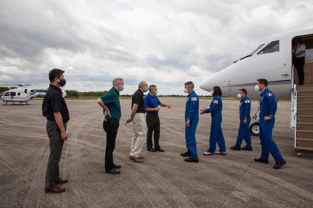 NASA image: SpaceX Crew-2 Astronaut Arrival