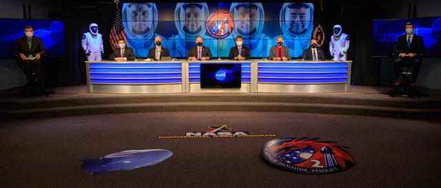 NASA image: SpaceX Crew-2 Prelaunch News Conference