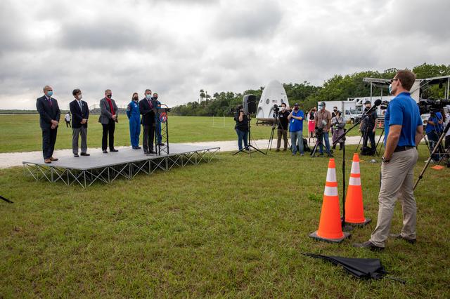 NASA image: NASA Hosts Administrator Countdown Clock Briefing for the agency