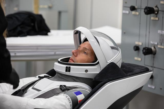 NASA image: SpaceX Crew-2 Astronaut Suit-Up