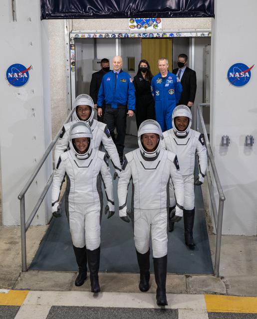 NASA image: SpaceX Crew-2 Astronaut Walk-Out