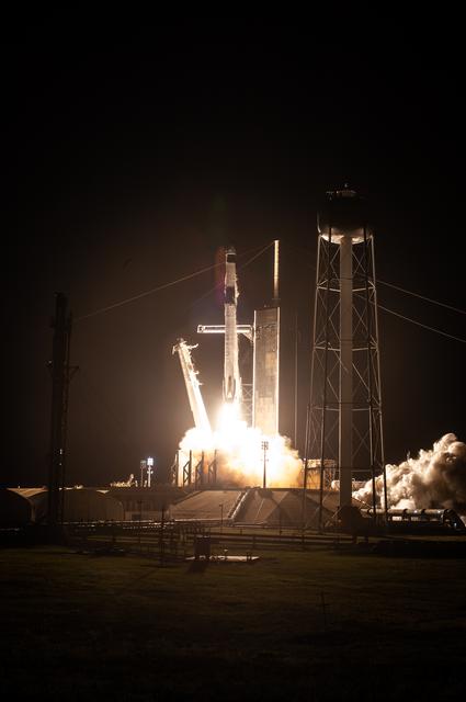 NASA image: SpaceX Crew-2 Liftoff