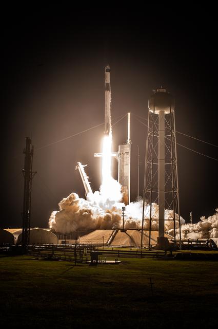 NASA image: SpaceX Crew-2 Liftoff