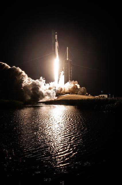 NASA image: SpaceX Crew-2 Liftoff