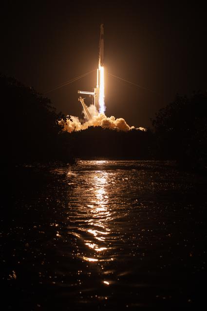 NASA image: SpaceX Crew-2 Liftoff