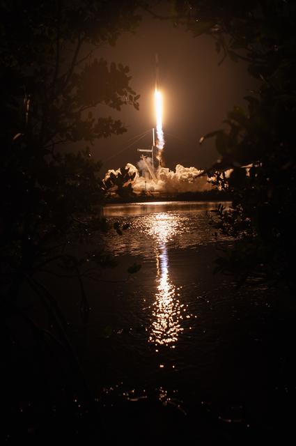 NASA image: SpaceX Crew-2 Liftoff