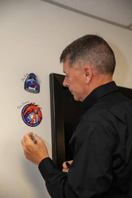 NASA image: SpaceX Crew-2 Astronaut Wall Signing and Breakfast