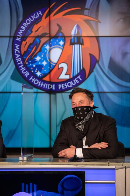 NASA image: SpaceX Crew-2 Post Launch News Conference