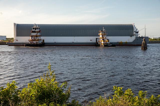 NASA image: Artemis I Core Stage Arrival at KSC