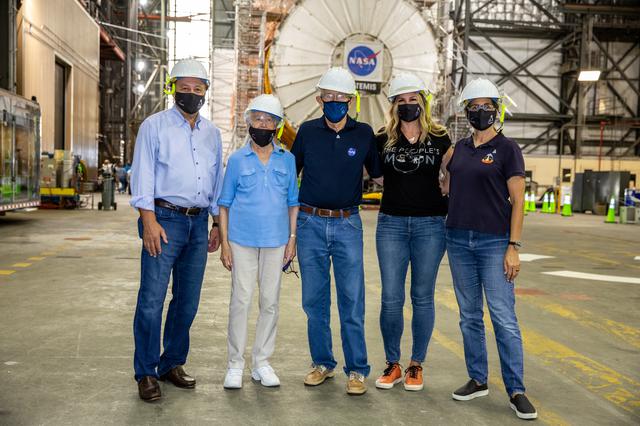 NASA image: Charlie Duke and Nicole Stott Visit KSC