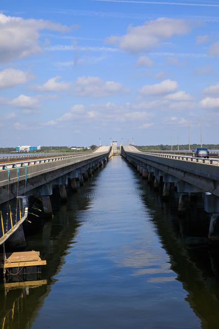 NASA image: Indian River Bridge Utilities Work