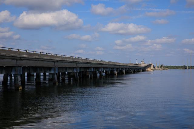 NASA image: Indian River Bridge Utilities Work