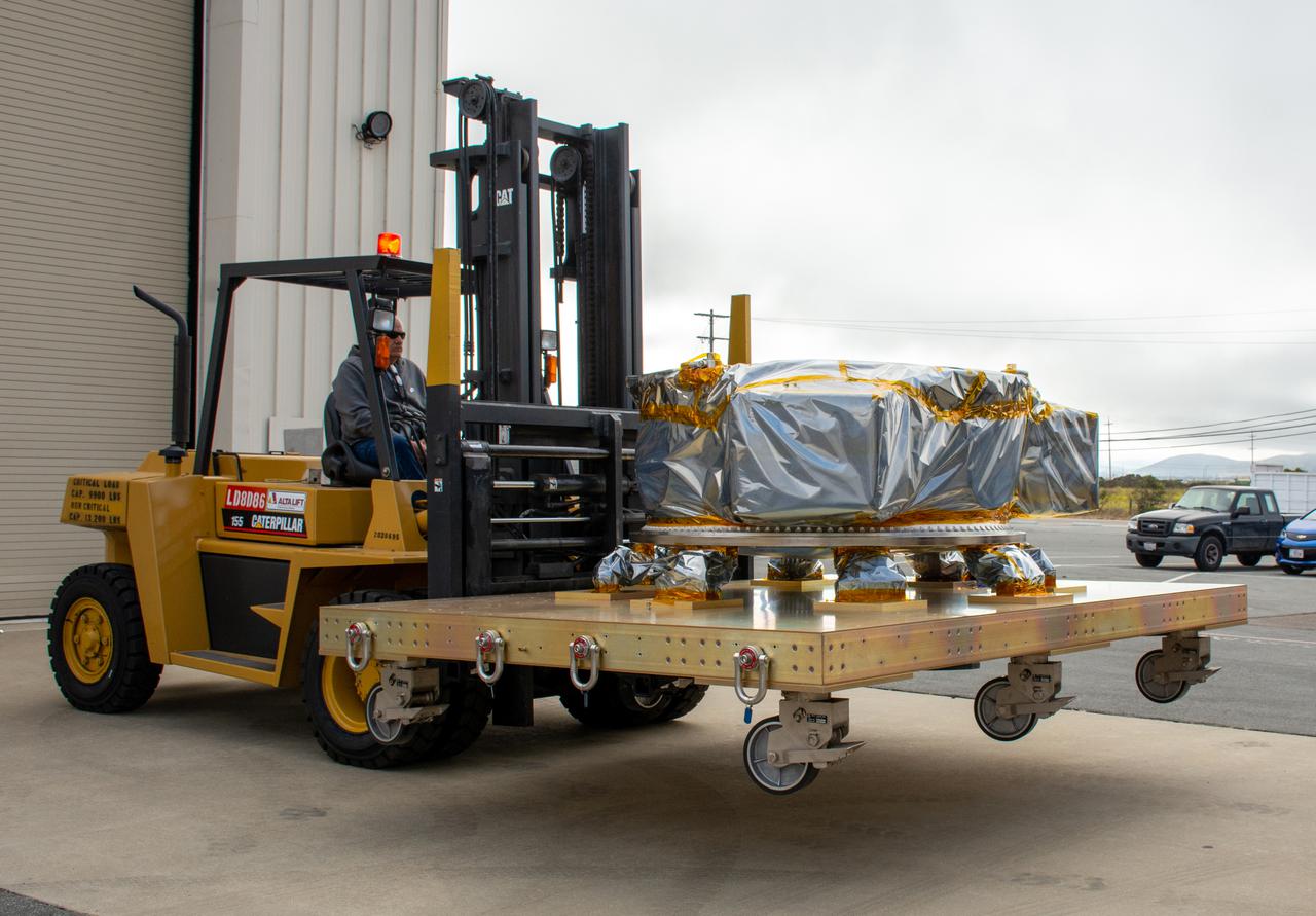 The Evolved Expendable Launch Vehicle Secondary Payload Adapter for NASA’s Landsat 9 mission arrives at Vandenberg Space Force Base in California, on June 14, 2021. The Landsat 9 mission will launch atop a United Launch Alliance Atlas V from Vandenberg in September 2021. The launch is being managed by NASA’s Launch Services Program based at Kennedy Space Center. The Landsat 9 satellite will continue the nearly 50-year legacy of previous Landsat missions. It will monitor key natural and economic resources from orbit. Landsat 9 is managed by the agency’s Goddard Space Flight Center in Greenbelt, Maryland. The satellite will carry two instruments: the Operational Land Imager 2, which collects images of Earth’s landscapes in visible, near infrared and shortwave infrared light, and the Thermal Infrared Sensor 2, which measures the temperature of land surfaces. Like its predecessors, Landsat 9 is a joint mission between NASA and the U.S. Geological Survey. 