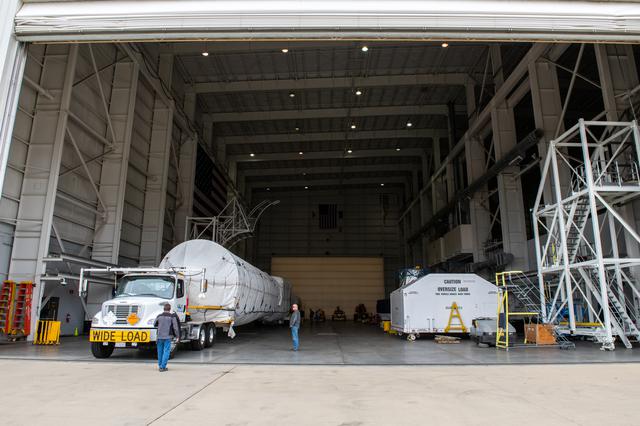 Landsat 9 Atlas V Booster Offload and Transport