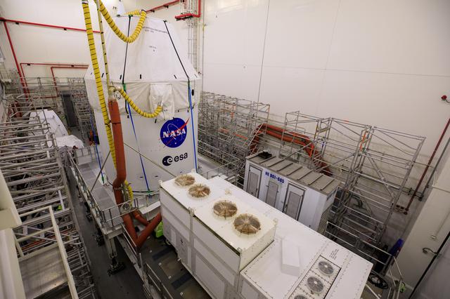 NASA image: Artemis I - Orion Moves to Launch Abort System Facility (LASF)