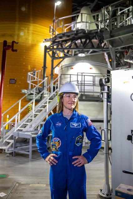 NASA image: Christina Koch Tours VAB