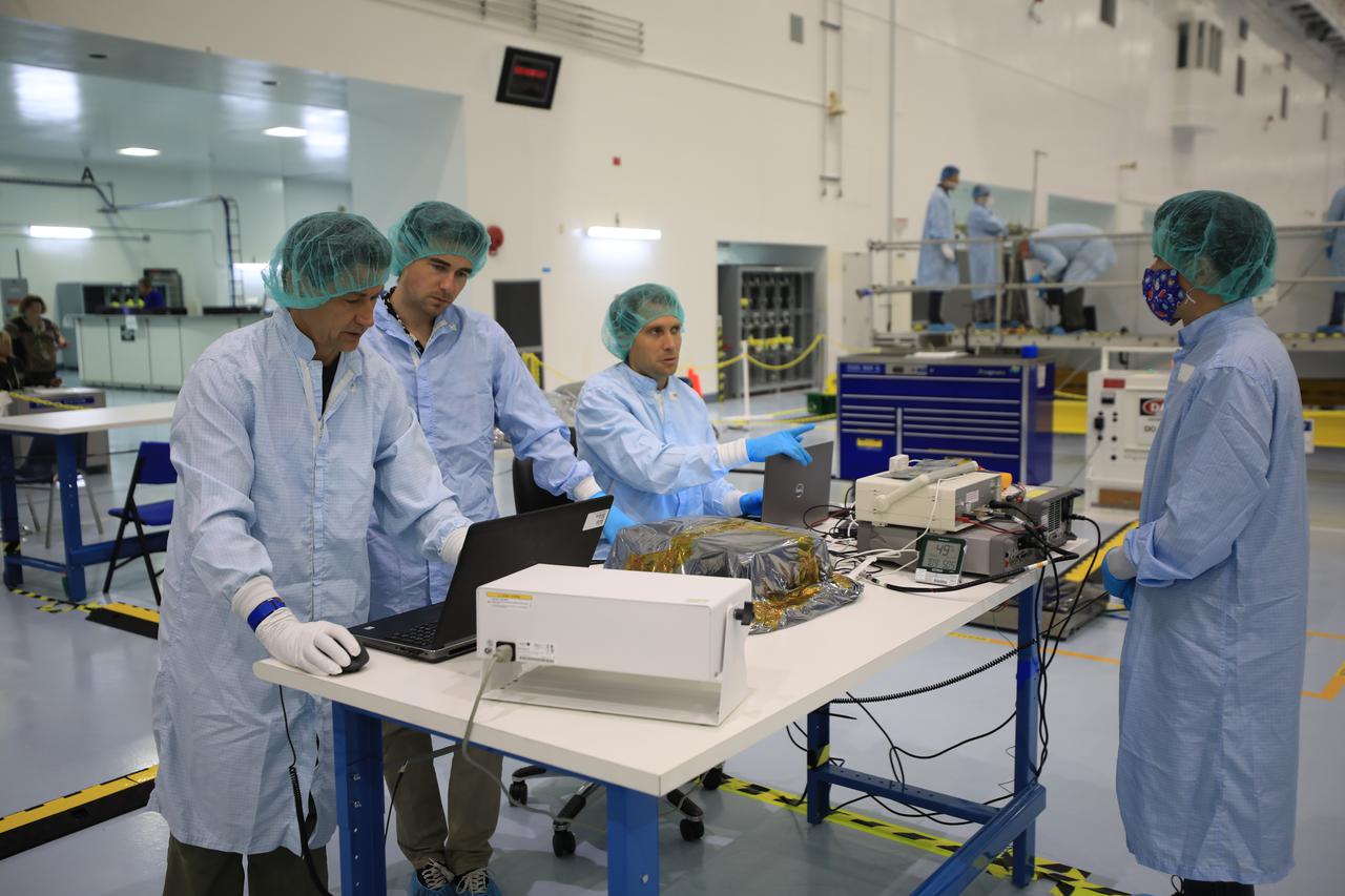 Teams worked on the final processing of their payloads that will fly aboard Artemis I. Housed within the Orion stage adapter, the satellites – called CubeSats – are roughly the size of a large shoe box and weigh no more than 30 pounds. Despite their small size, they enable science and technology experiments that may enhance our understanding of the deep space environment, expand our knowledge of the Moon, and demonstrate new technologies that could be used on future missions.