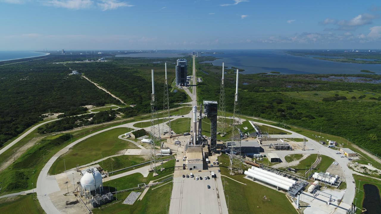 On July 29, 2021, Boeing’s CST-100 Starliner spacecraft and the United Launch Alliance Atlas V rocket rolled out of the Vertical Integration Facility to the launch pad at Space Launch Complex-41 on Cape Canaveral Space Force Station in Florida. Starliner will launch on the Atlas V for Boeing’s second uncrewed Orbital Flight Test (OFT-2) for NASA’s Commercial Crew Program. OFT-2 is an important uncrewed mission designed to test the end-to-end capabilities of the new system for NASA’s Commercial Crew Program.