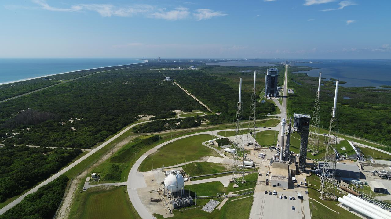 On July 29, 2021, Boeing’s CST-100 Starliner spacecraft and the United Launch Alliance Atlas V rocket rolled out of the Vertical Integration Facility to the launch pad at Space Launch Complex-41 on Cape Canaveral Space Force Station in Florida. Starliner will launch on the Atlas V for Boeing’s second uncrewed Orbital Flight Test (OFT-2) for NASA’s Commercial Crew Program. OFT-2 is an important uncrewed mission designed to test the end-to-end capabilities of the new system for NASA’s Commercial Crew Program.