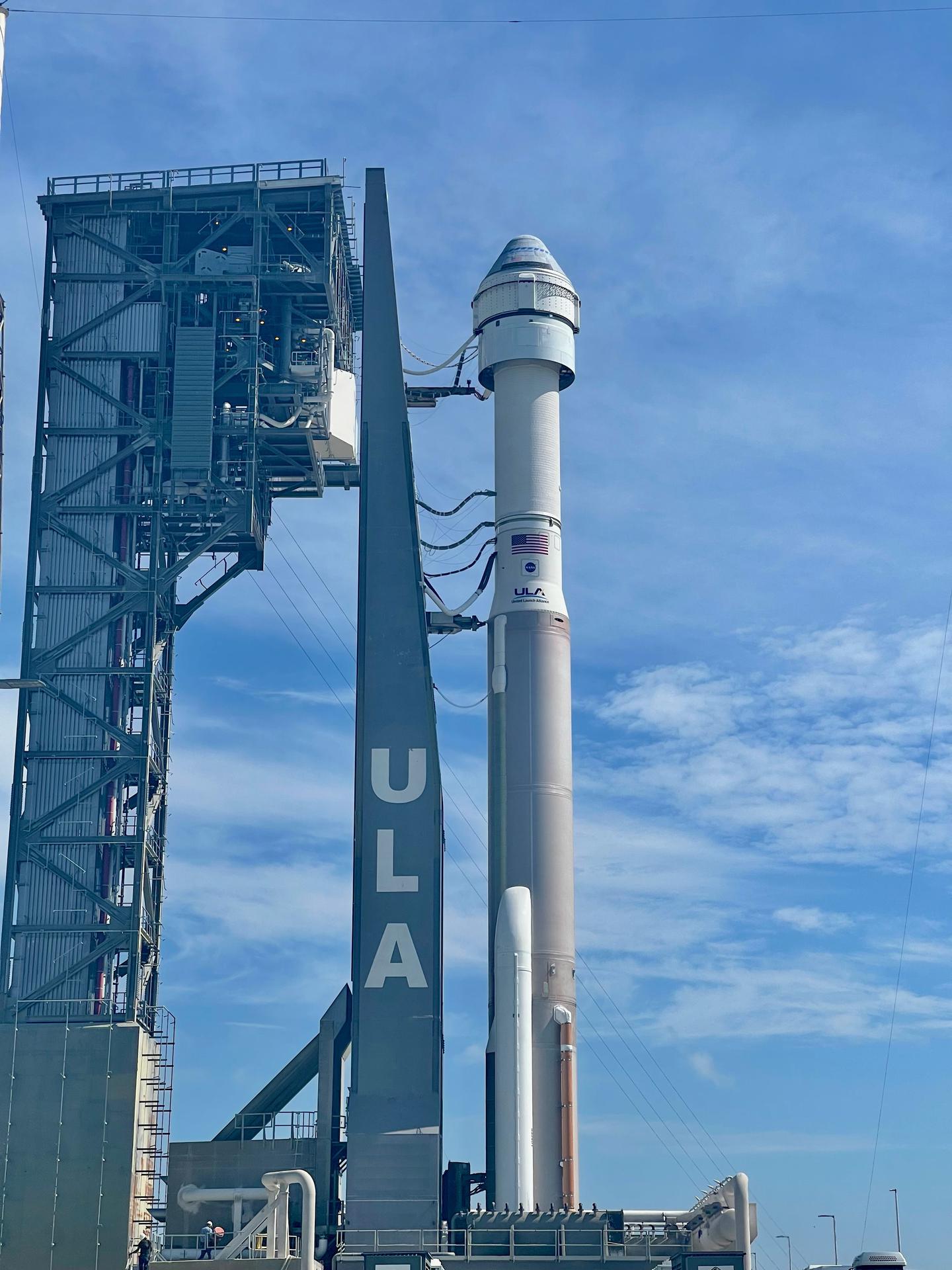 On July 29, 2021, Boeing’s CST-100 Starliner spacecraft and the United Launch Alliance Atlas V rocket rolled out of the Vertical Integration Facility to the launch pad at Space Launch Complex-41 on Cape Canaveral Space Force Station in Florida. Starliner will launch on the Atlas V for Boeing’s second uncrewed Orbital Flight Test (OFT-2) for NASA’s Commercial Crew Program. OFT-2 is an important uncrewed mission designed to test the end-to-end capabilities of the new system for NASA’s Commercial Crew Program.