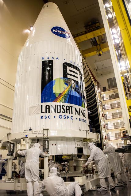 NASA image: Landsat 9 Encapsulation