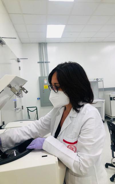 Dr. Valeria Lucci, with the department of biology at the University of Naples Federico II in Italy, prepares the Reducing Arthritis Dependent Inflammation First Phase (READI FP) experiment inside the Space Station Processing Facility at NASA’s Kennedy Space Center in Florida. READI FP, which evaluates how microgravity and space radiation affect the generation of bone tissue, will fly aboard SpaceX’s Cargo Dragon spacecraft on the company’s 23rd commercial resupply services mission to the International Space Station. Liftoff is targeted for Saturday, Aug. 28, at 3:37 a.m. EDT, from Kennedy’s Launch Complex 39A.
