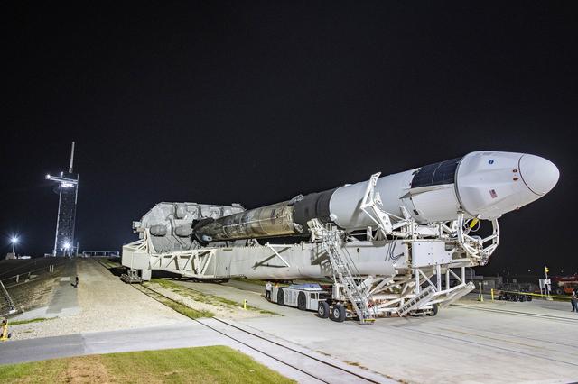 NASA image: SpaceX CRS-23 Rollout