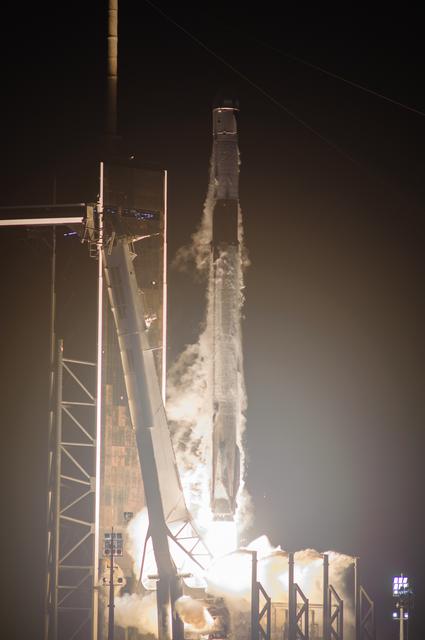 NASA image: SpaceX CRS-23 Liftoff, Remote Camera #2
