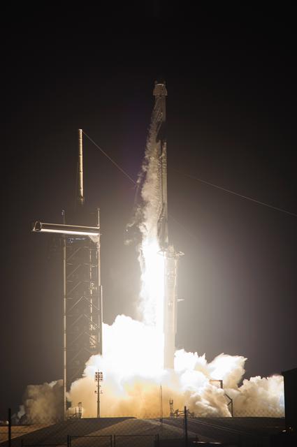 NASA image: SpaceX CRS-23 Liftoff, Remote Camera #3