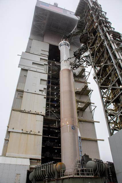 NASA image: Landsat 9 Tower Rollback, Dress Rehearsal