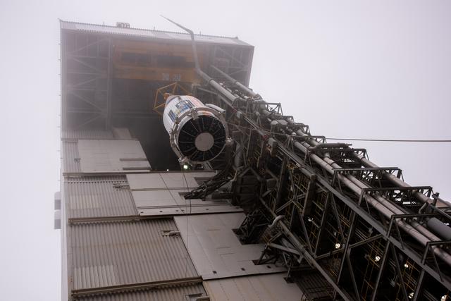 NASA image: Landsat-9 Spacecraft Lift & Mate