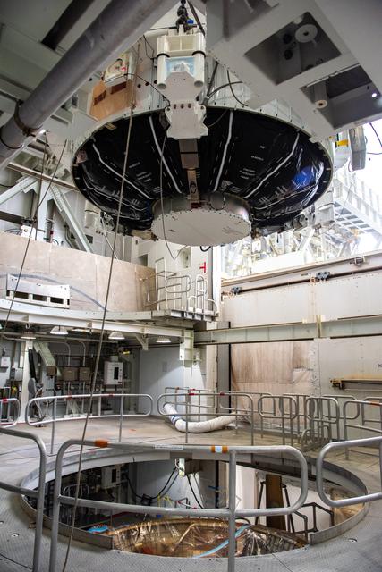 NASA image: Landsat-9 Spacecraft Lift & Mate