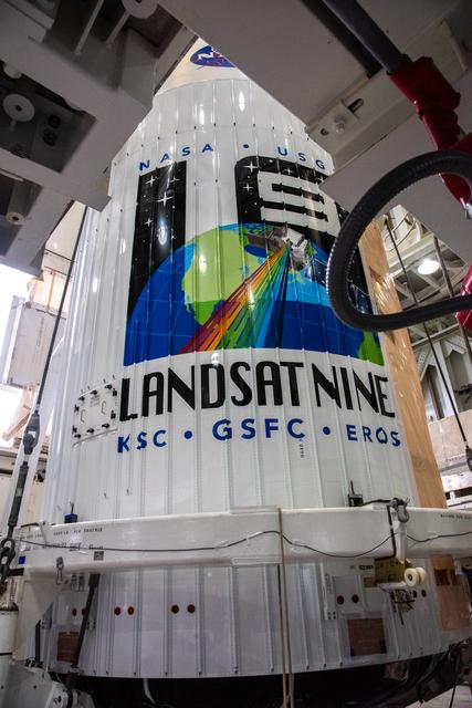 NASA image: Landsat-9 Spacecraft Lift & Mate