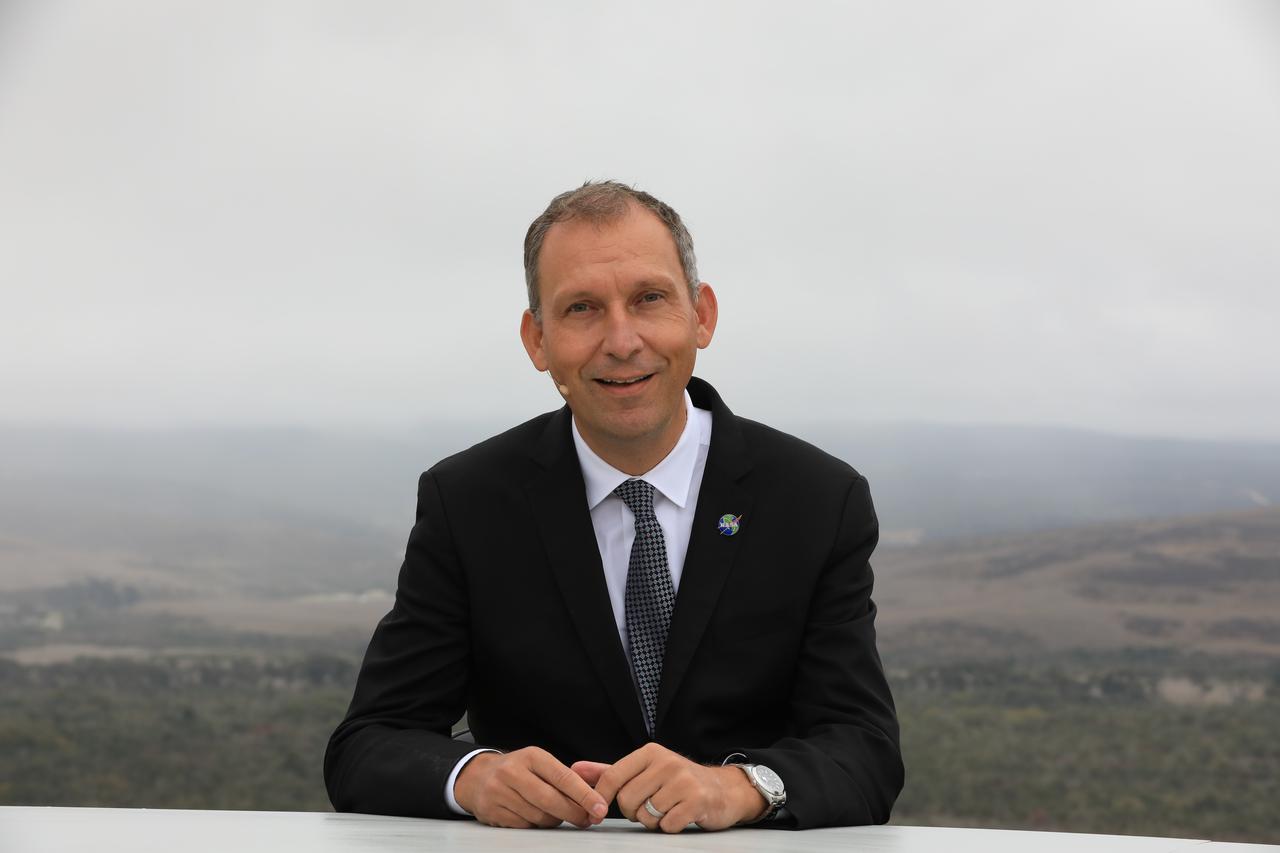 Dr. Thomas Zurbuchen, associate administrator, NASA’s Science Mission Directorate, participates in the launch broadcast for the Landsat 9 mission on Sept. 27, 2021, at Vandenberg Space Force Base in California. NASA’s Landsat 9 satellite launched on a United Launch Alliance Atlas V 401 rocket from Vandenberg's Space Launch Complex 3 at 2:12 p.m. EDT (11:12 a.m. PDT). The launch is managed by NASA’s Launch Services Program, based at the agency’s Kennedy Space Center in Florida. Landsat 9 will join its sister satellite, Landsat 8, in orbit in collecting images from across the planet every eight days. This calibrated data will continue the Landsat program’s critical role in monitoring the health of Earth and helping people manage essential resources, including crops, irrigation water, and forests. NASA Goddard manages the Landsat 9 mission. Goddard teams also built and tested one of the two instruments on Landsat 9, the Thermal Infrared Sensor 2 (TIRS-2) instrument. TIRS-2 will use thermal imaging to make measurements that can be used to estimate soil moisture and detect the health of plants.