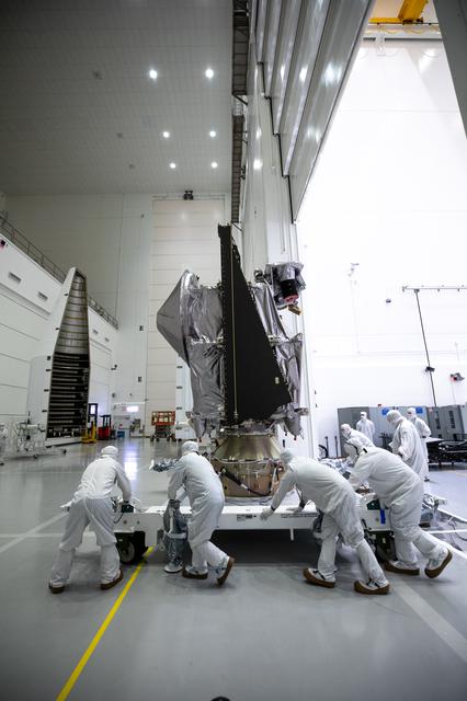 NASA image: Lucy Spacecraft Move from WPC to Airlock