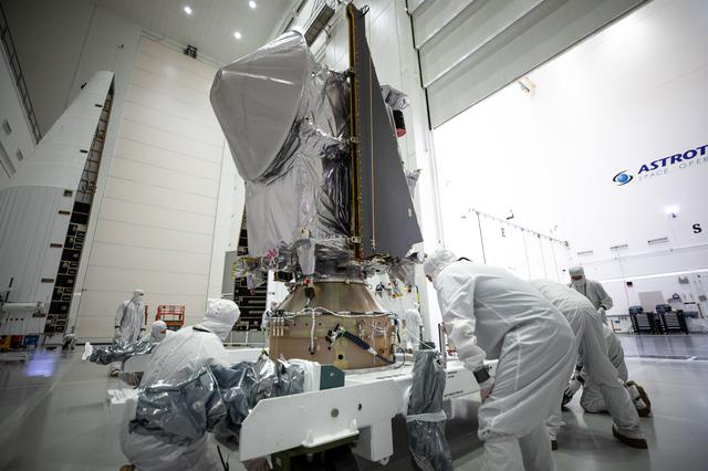 NASA image: Lucy Spacecraft Move from WPC to Airlock
