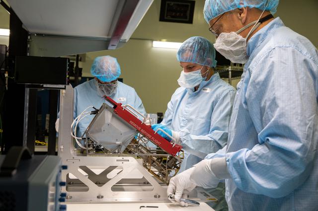 NASA image: MSolo Prep for Packing and Shipping