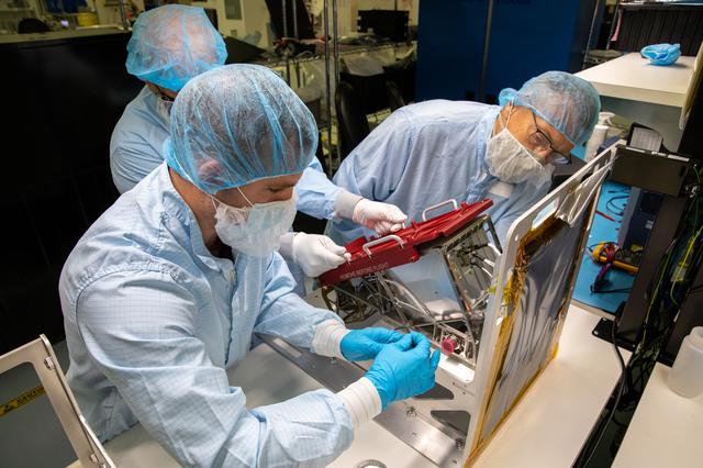 NASA image: MSolo Prep for Packing and Shipping