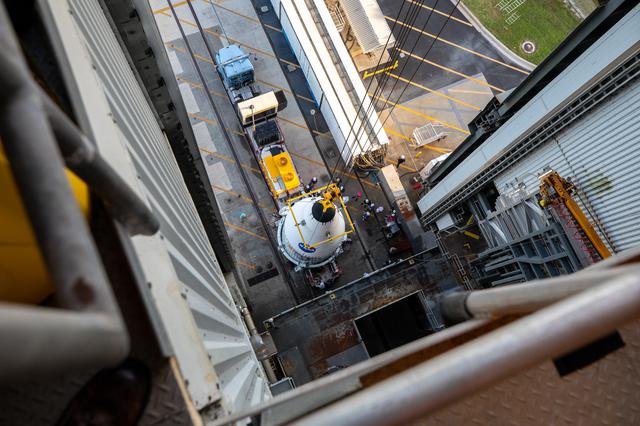 NASA image: Lucy Rollout and Lift & Mate