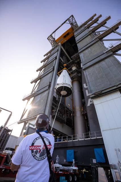 NASA image: Lucy Rollout and Lift & Mate