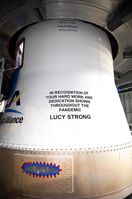 Lucy Dedications on ULA's Atlas V Rocket
