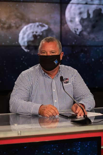 NASA image: Lucy PreLaunch News Conference